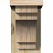 Ekena Millwork Mediterranean Rough Sawn Corbel w/Backplate, Douglas Fir, 6"W x 10"D x 10"H COR06X10X10MED01RDF - alternate 2